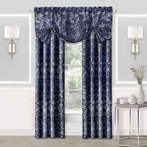 Rio Grande Rod Pocket Window Curtain Panel - 52x84 - Navy